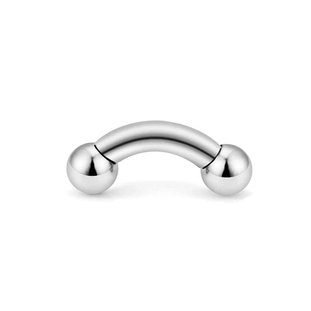 Steel 316L Banana mit Kugeln - HEAVYSIZE