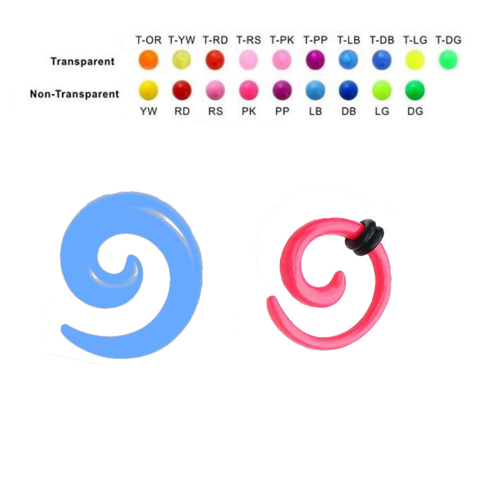 Silikon Expander/Taper im Spiral Design - flexibel