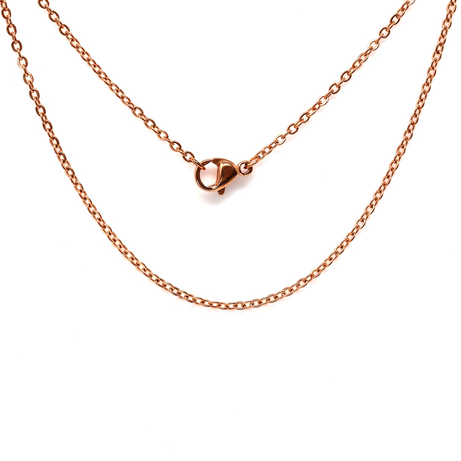 18k Rosegold S. Steel Panzerkette