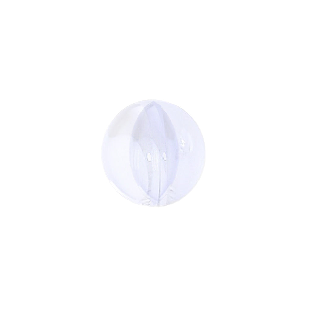 Acryl Schraubkugel im Murmel Design - Transparent Weiß - Stärke 1.2mm