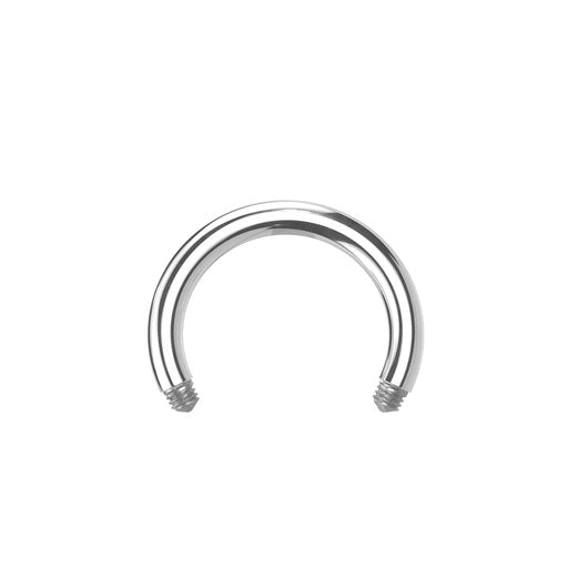 Steel 316L Circular Barbell ohne Kugeln - Stärke 1.0mm