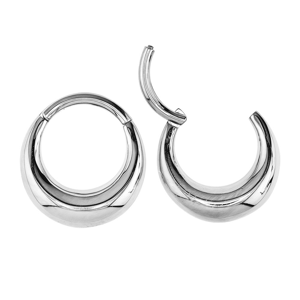 Steel 316L Segmentring Clicker im Heavy Design - Stärke 1.2mm
