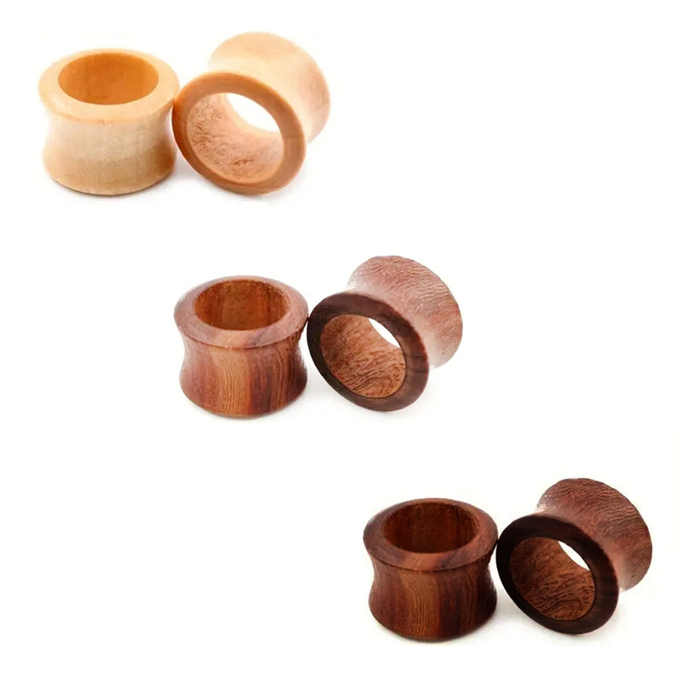 Wood Flesh Tunnel mit Innenwölbung