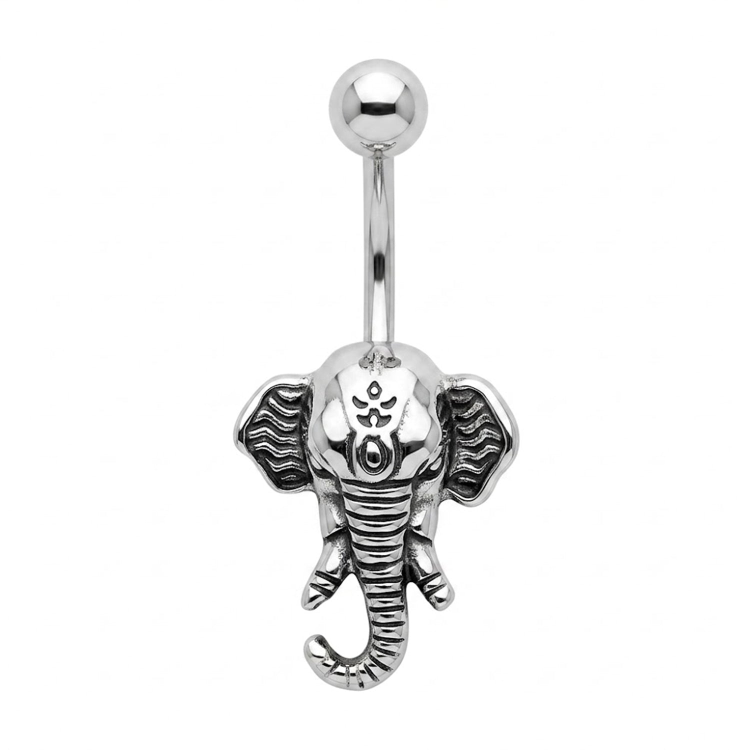 Steel 316L Bauchnabel Banana im Elefanten Fashion Design