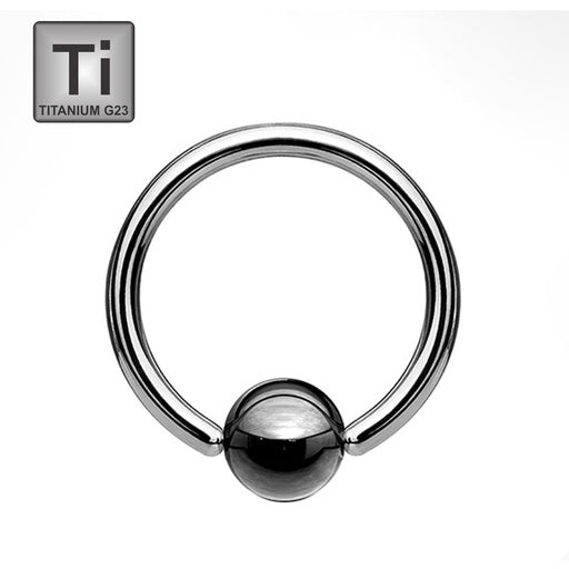 Titan G23 BCR mit Hematite Kugel - Stärke 2.5mm Kugel 6mm