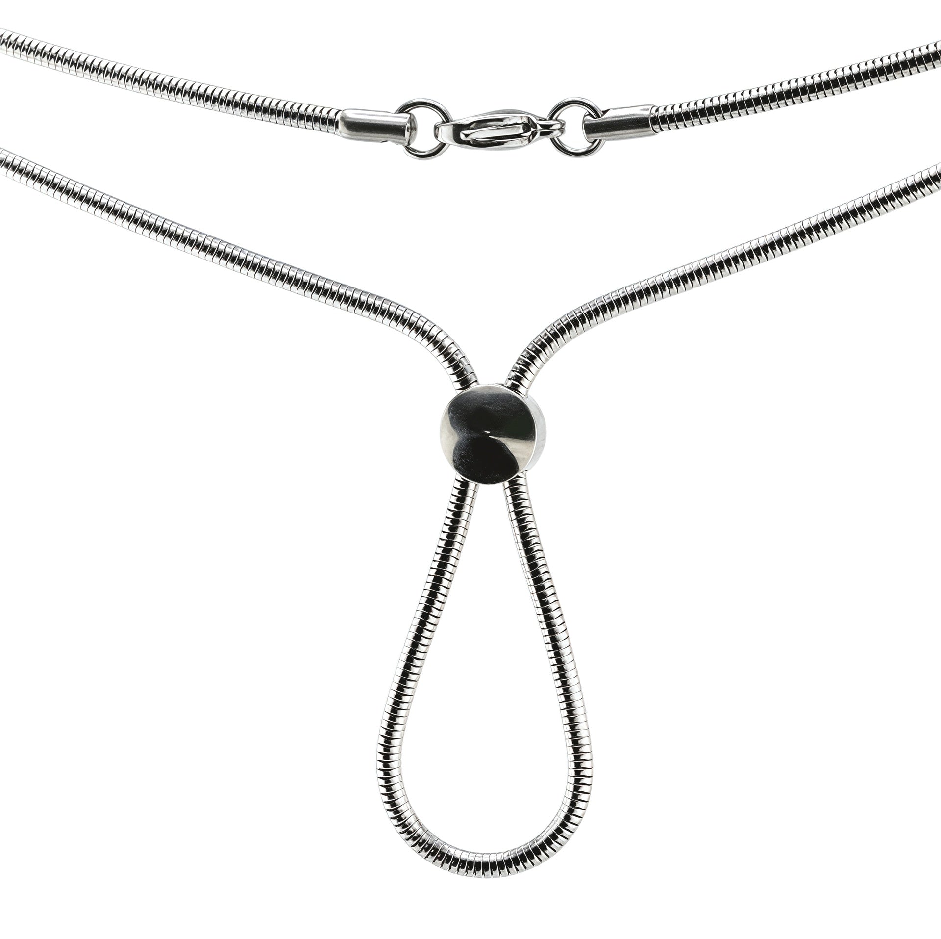 S. Steel 316L Schlangenhalsketten mit verstellbarem Schiebemechanismus