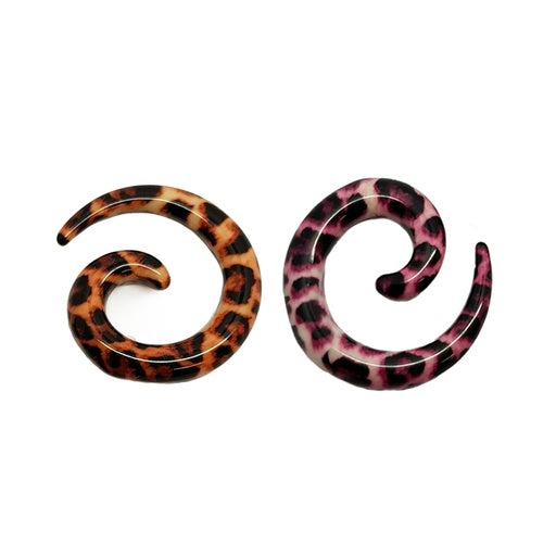 Acryl Expander im Leoparden Design