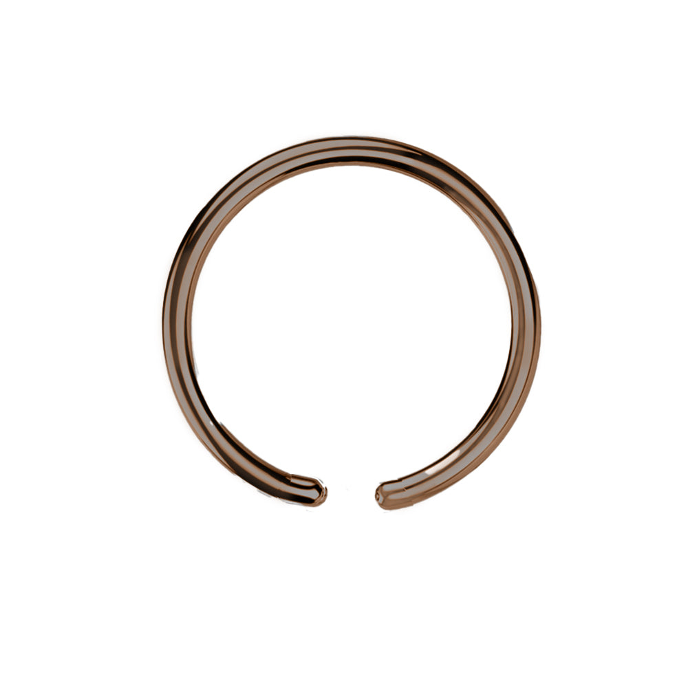 Antik Kupfer Steel BCR ohne Klemmkugel - Stärke 1.2mm für Kugel 4mm