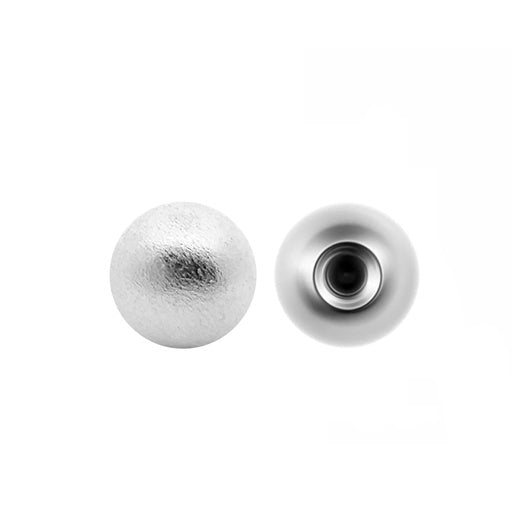 Steel 316L Schraubkugel Sand gestrahlt im Diamant-Schliff Design - Stärke 1.2mm