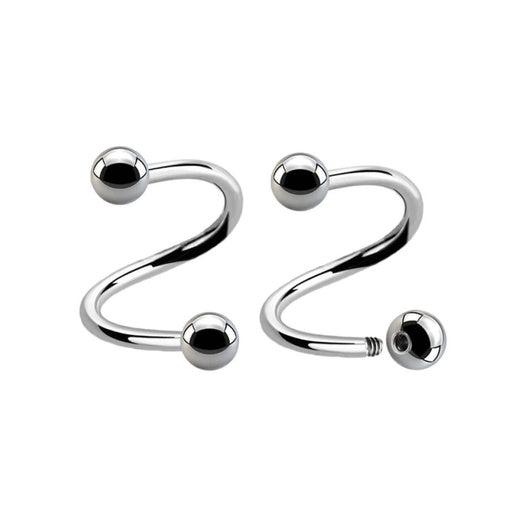 Steel 316L Spirale mit Schraubkugeln - Stärke 1.2mm