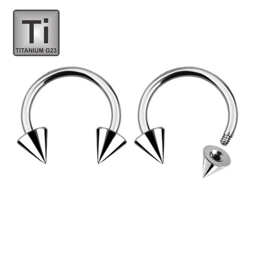 Titan G23 Circular Barbell mit Spitzen - Stärke 1.6mm