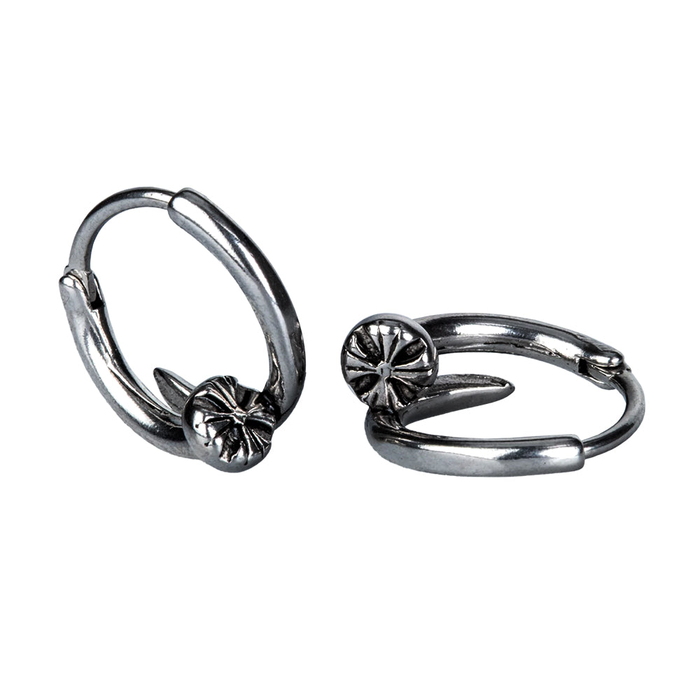 Steel 316L Segmentring Clicker im Blumen Design - Stärke 1.0mm Durchmesser 10mm