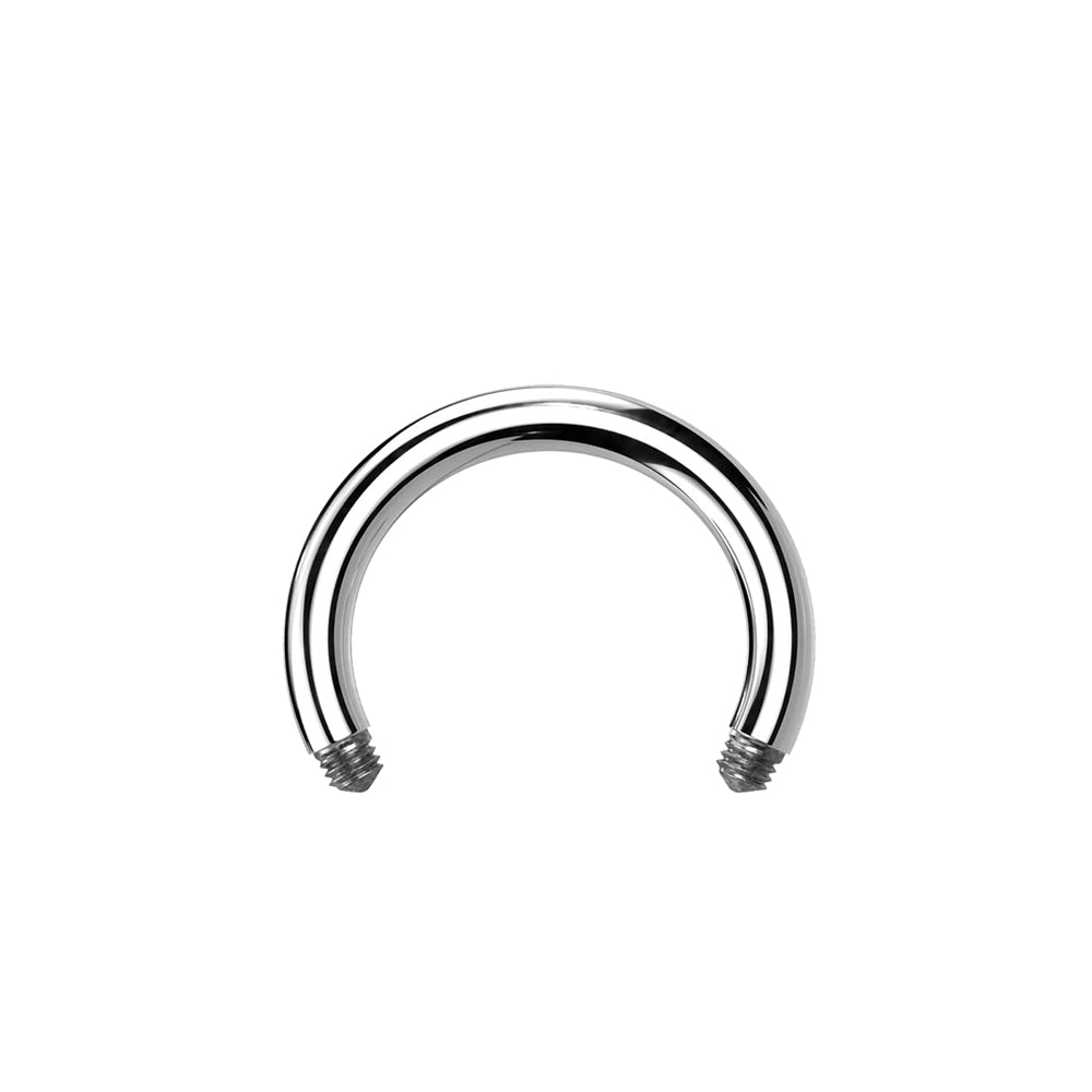 Steel 316L Circular Barbell ohne Kugeln - Stärke 1.6mm