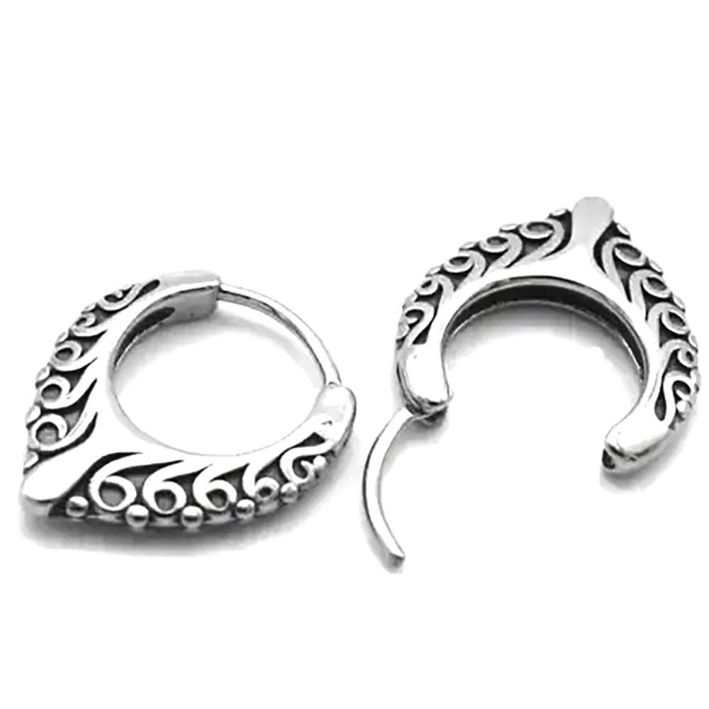 Steel 316L Segmentring Clicker im Fashion Design - Stärke 1.0mm Durchmesser 10mm