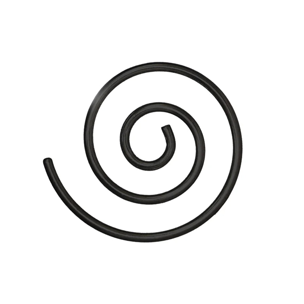 Black Steel Expander & Taper Spiral Design