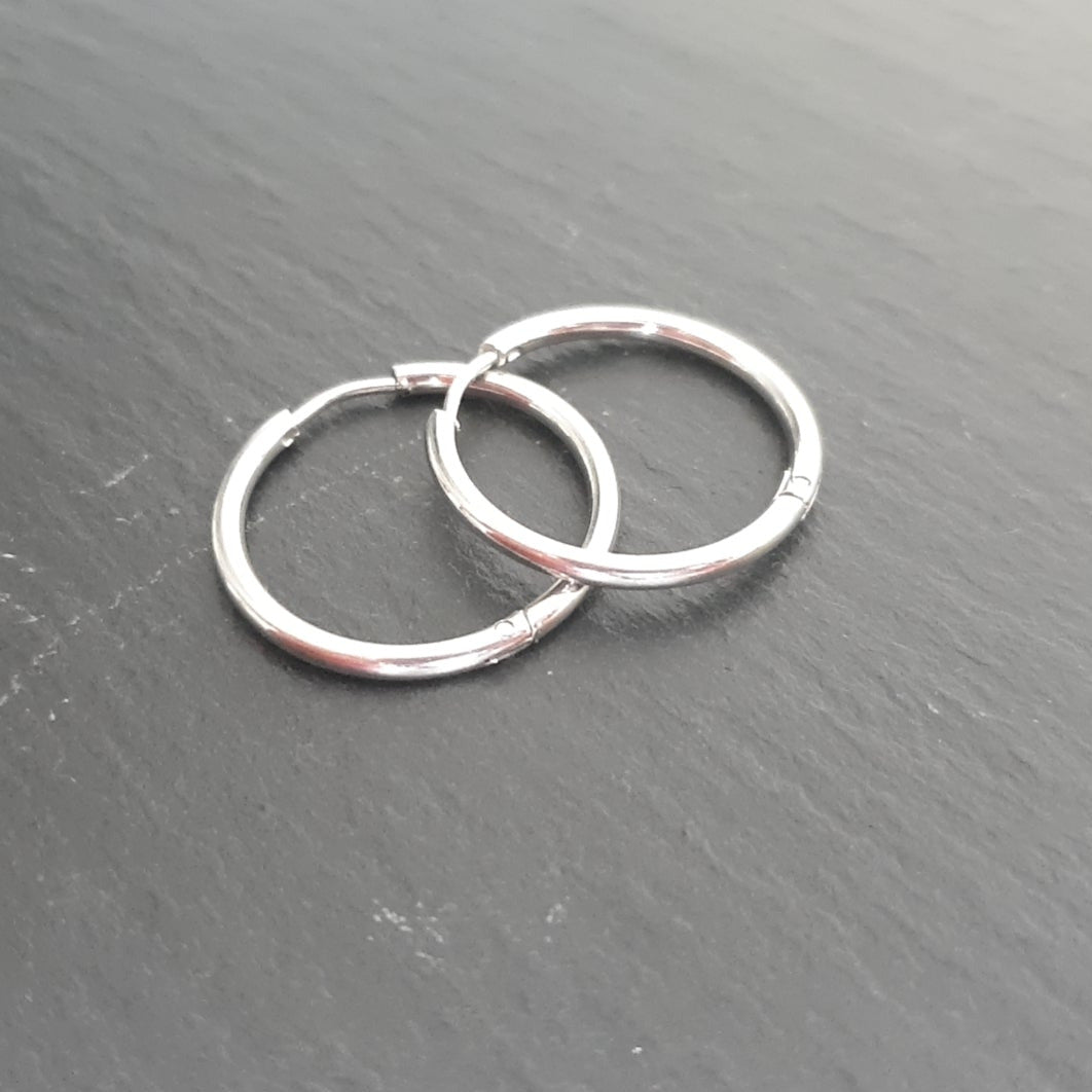 S. Steel Creolen - 24mm x 2mm/ Hochglanz