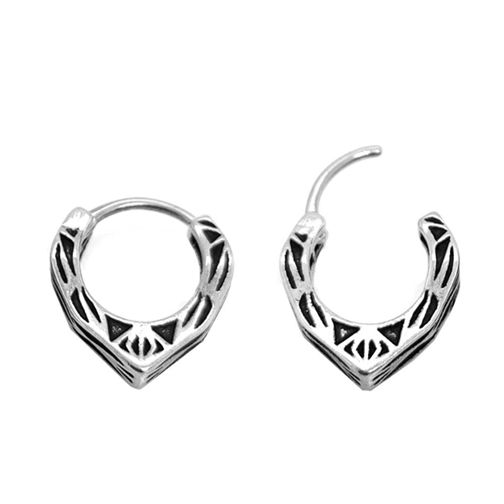 Steel 316L Segmentring Clicker im Fashion Design - Stärke 1.0mm Durchmesser 10mm