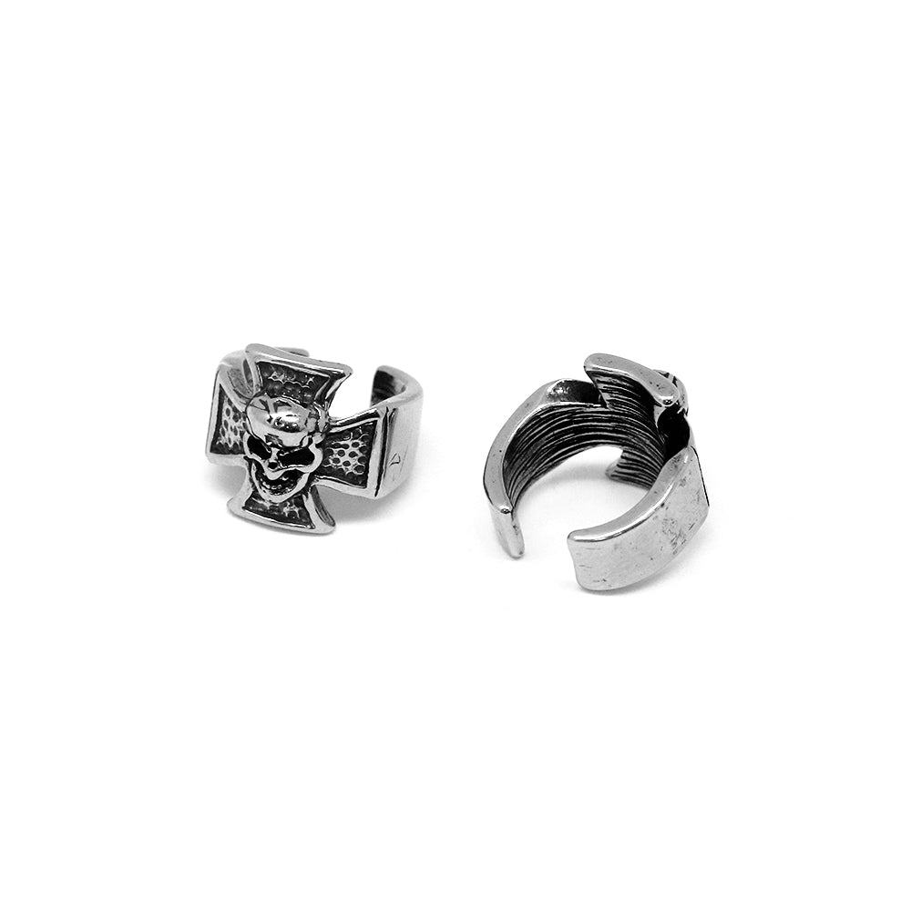 Steel 316L Non-Piercing Ohr Clip-on im Vintage Design