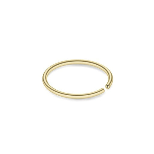 Antik Gold Steel Open Nose Ring - Stärke 0.8mm