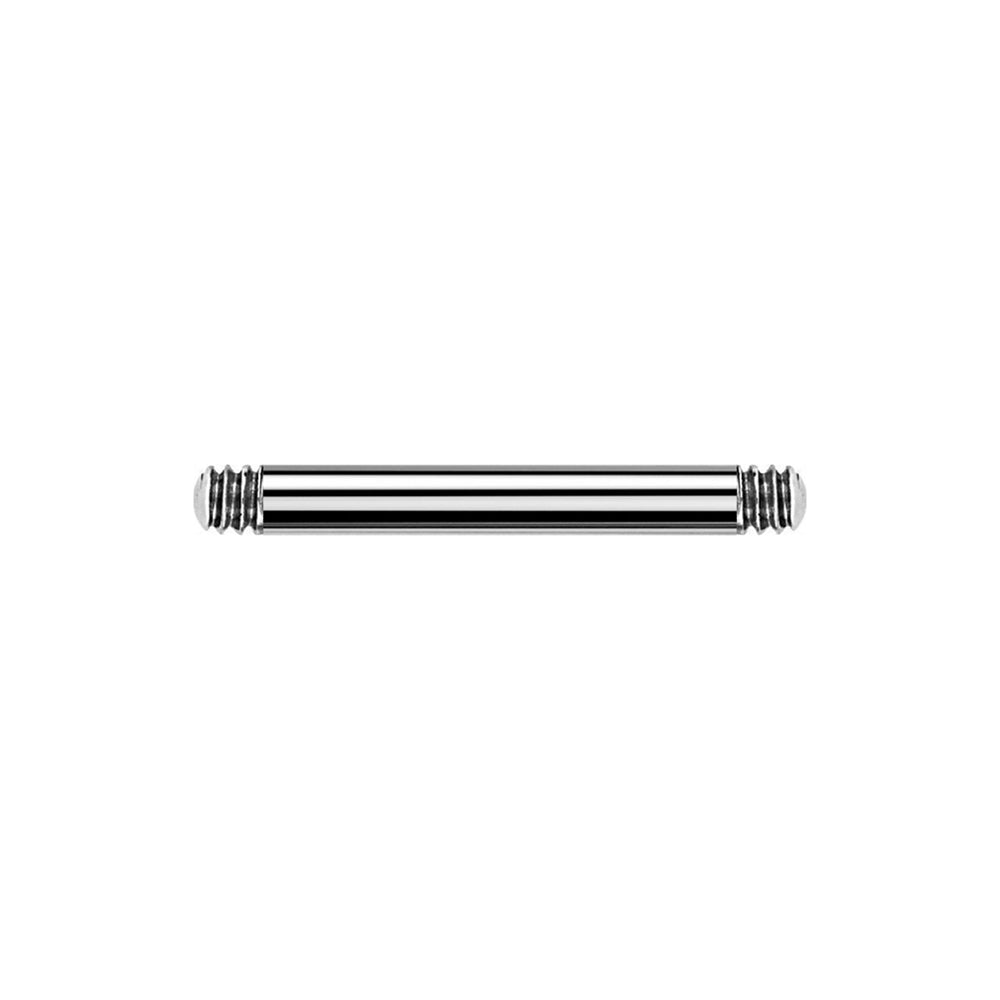 Steel 316L Barbell ohne Kugeln - Stärke 1.6mm