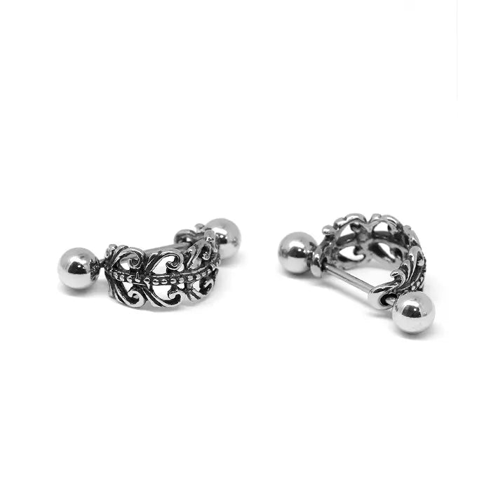 Steel 316L Helix Barbell im Fashion Design - Stärke 1.0mm