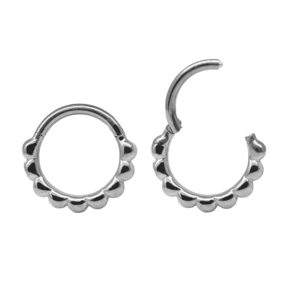 Steel 316L Segmentring Clicker im Fashion Design - Stärke 1.2mm