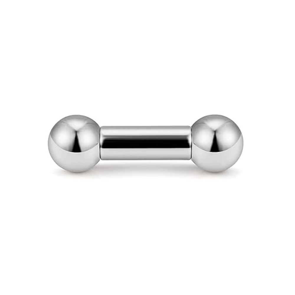 Steel 316L Barbell mit Kugeln - Länge 10mm/ HEAVYSIZE