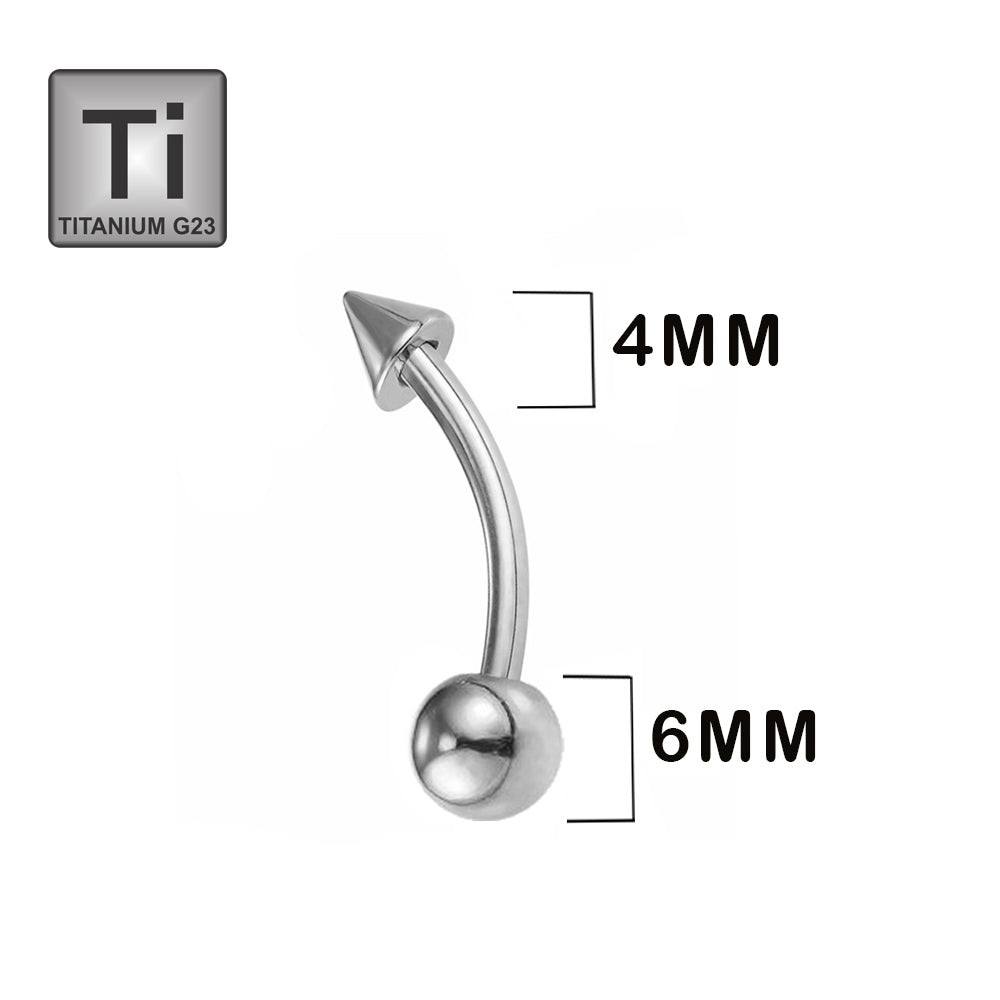 Titan G23 Banana mit 4mm Spitze und 6mm Schraubkugel - Stärke 1.6mm