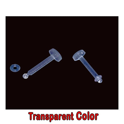 Acryl Retainer mit Silikon O-Ring Stopper - Transparent - Stärke 1.6mm