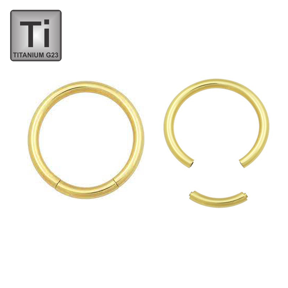 18K Gold Titan Segmentring - HEAVYSIZE