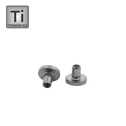 Titan G23 Mini Dermal Anchor 4mm Flat Base (Stabhöhe 2.5mm) - Stärke 1.2mm