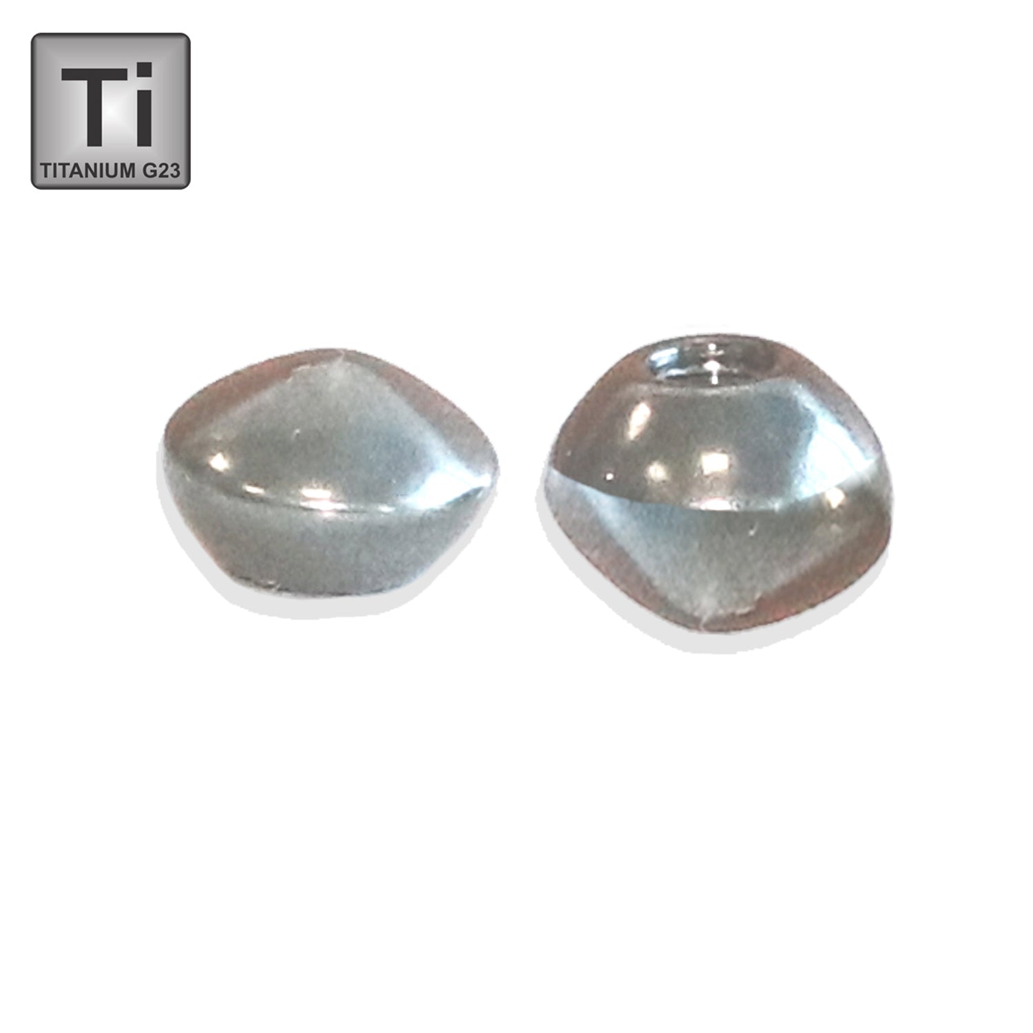 Titan G23 Round Disc -UFO- mit Gewinde - Stärke 1.2mm