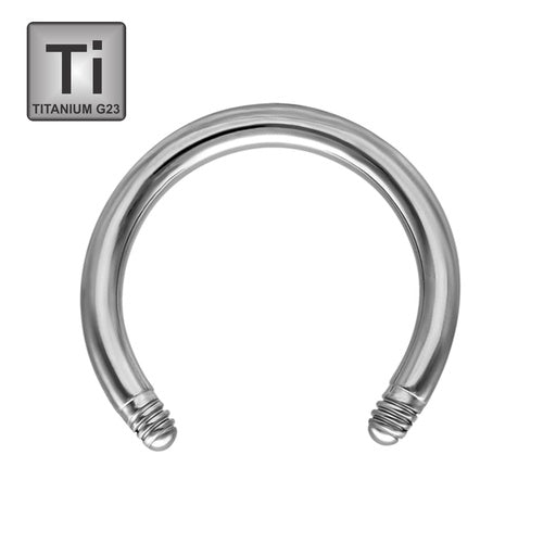 Titan G23 Circular Barbell ohne Kugeln - Stärke 1.0mm