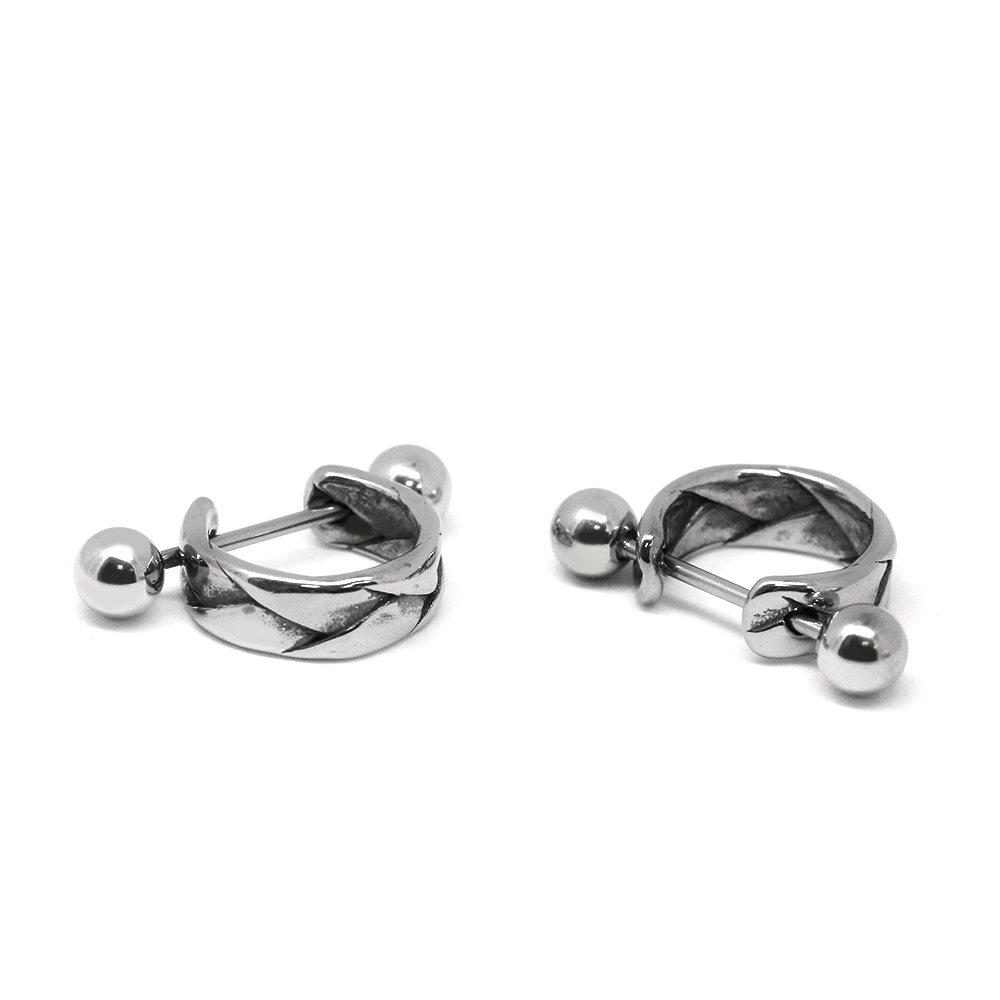 Steel 316L Helix Barbell im Fashion Design - Stärke 1.0mm