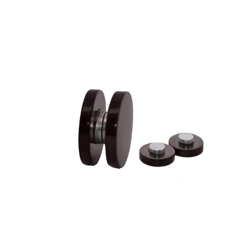 Black Steel Fake Plug mit Magnet Disc - Disc 14mm