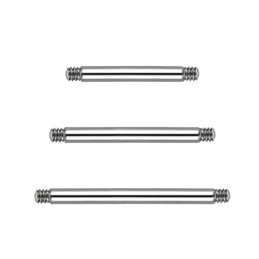 Steel 316L Barbell ohne Kugeln - Stärke 1.6mm